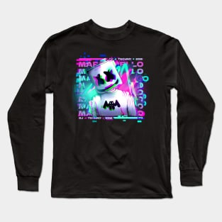 Marshmello Modern Party // Glitch Series Long Sleeve T-Shirt